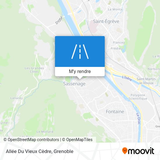 Allée Du Vieux Cèdre plan