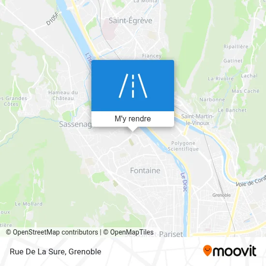 Rue De La Sure plan