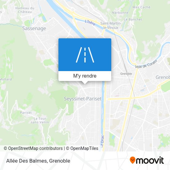 Allée Des Balmes plan