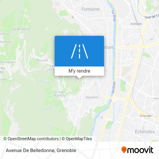 Avenue De Belledonne plan