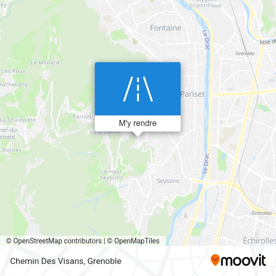 Chemin Des Visans plan