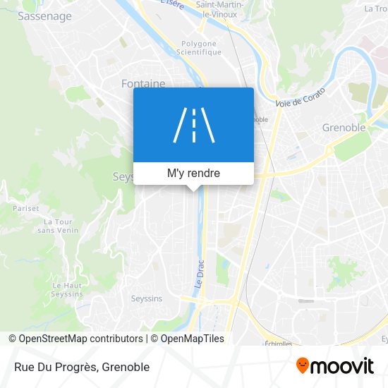 Rue Du Progrès plan