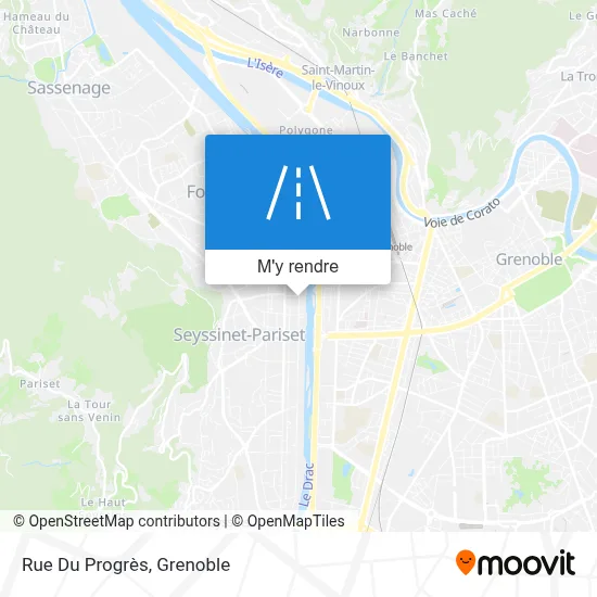 Rue Du Progrès plan