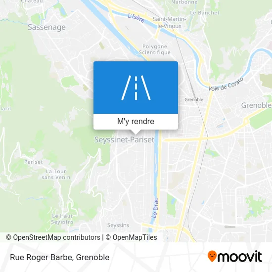 Rue Roger Barbe plan