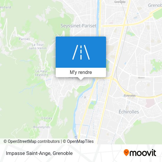 Impasse Saint-Ange plan