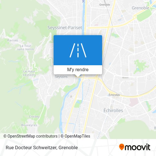 Rue Docteur Schweitzer plan