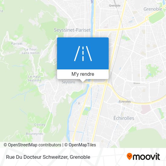 Rue Du Docteur Schweitzer plan