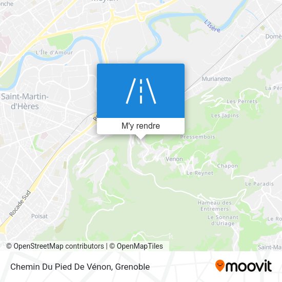 Chemin Du Pied De Vénon plan
