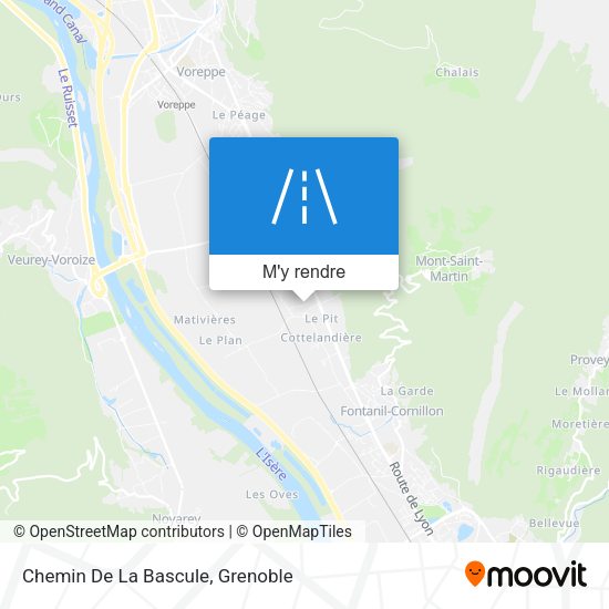 Chemin De La Bascule plan