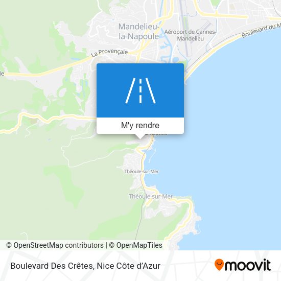 Boulevard Des Crêtes plan