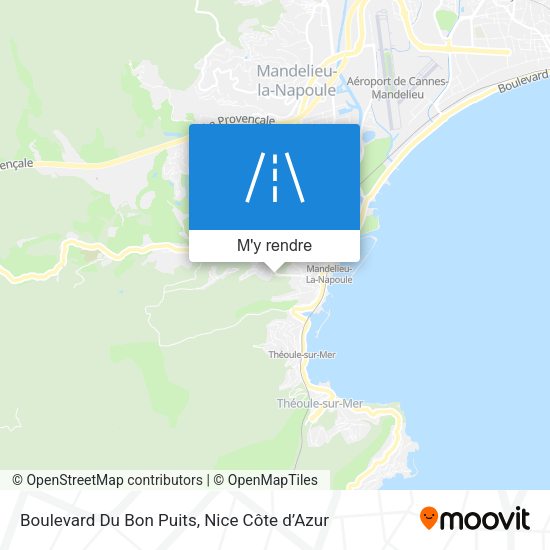 Boulevard Du Bon Puits plan