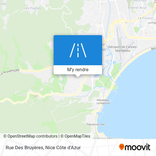Rue Des Bruyères plan