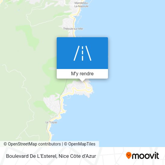 Boulevard De L'Esterel plan