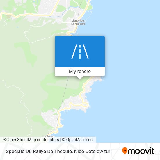 Spéciale Du Rallye De Théoule plan