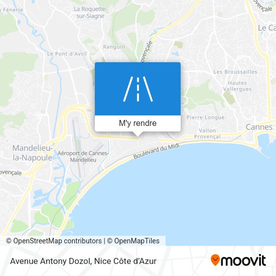 Avenue Antony Dozol plan