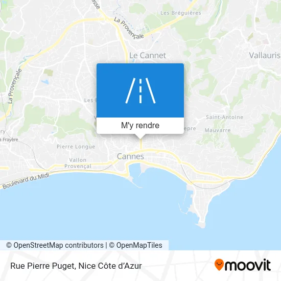 Rue Pierre Puget plan