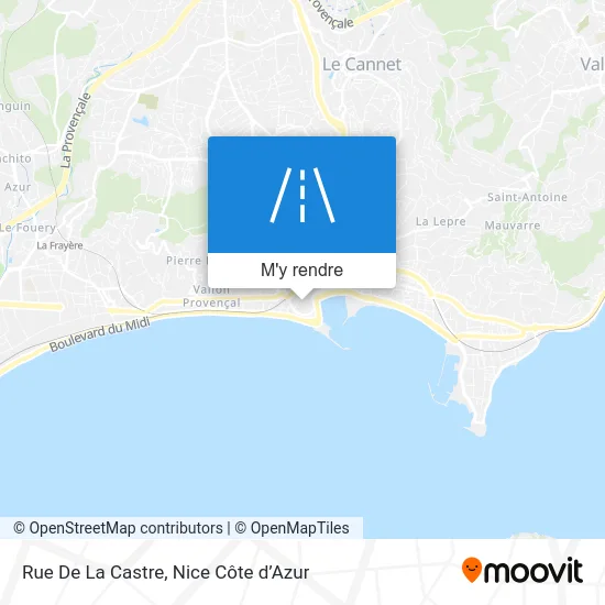 Rue De La Castre plan