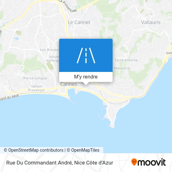 Rue Du Commandant André plan