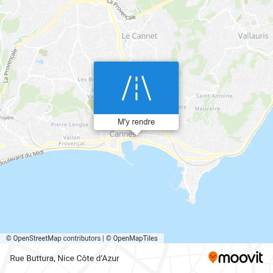 Rue Buttura plan