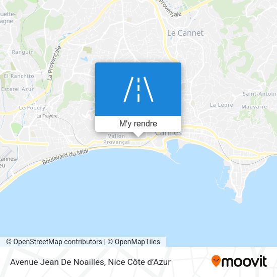 Avenue Jean De Noailles plan