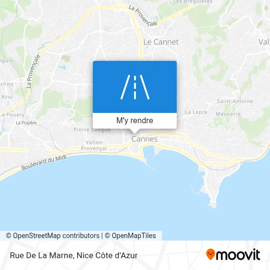 Rue De La Marne plan