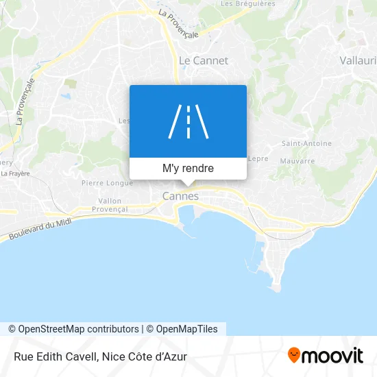 Rue Edith Cavell plan