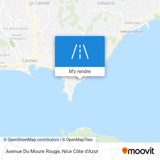 Avenue Du Moure Rouge plan