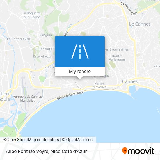 Allée Font De Veyre plan