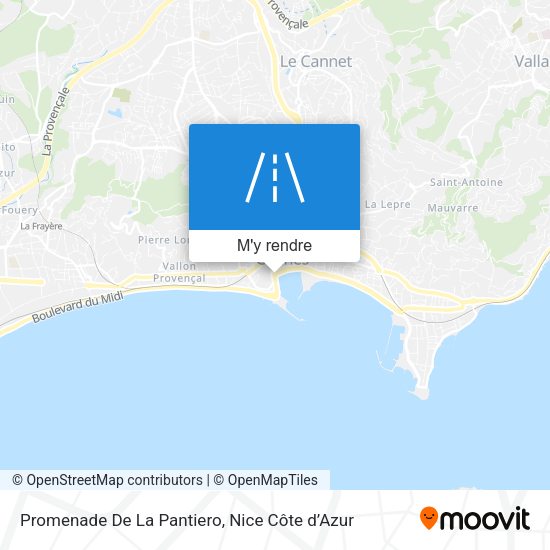 Promenade De La Pantiero plan