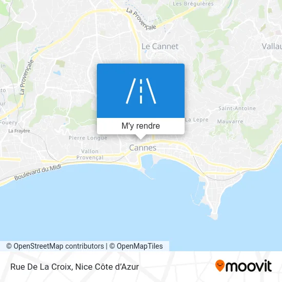 Rue De La Croix plan