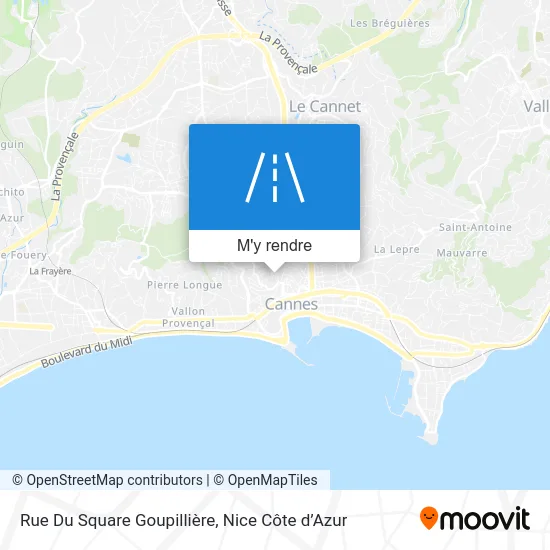 Rue Du Square Goupillière plan