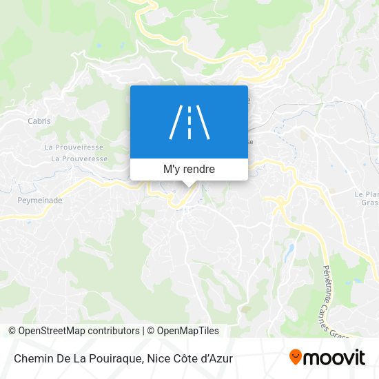 Chemin De La Pouiraque plan