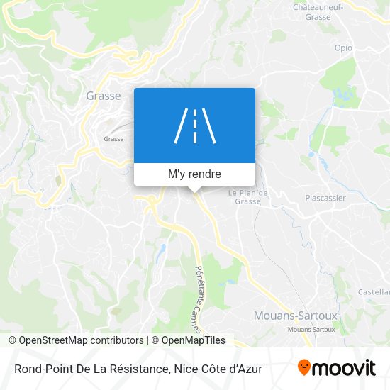 Rond-Point De La Résistance plan