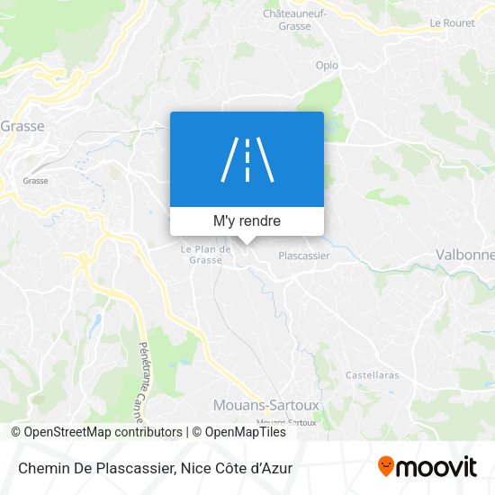 Chemin De Plascassier plan