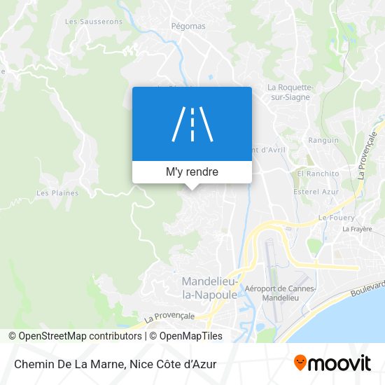 Chemin De La Marne plan