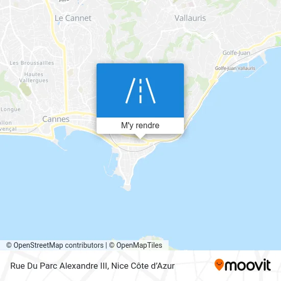 Rue Du Parc Alexandre III plan