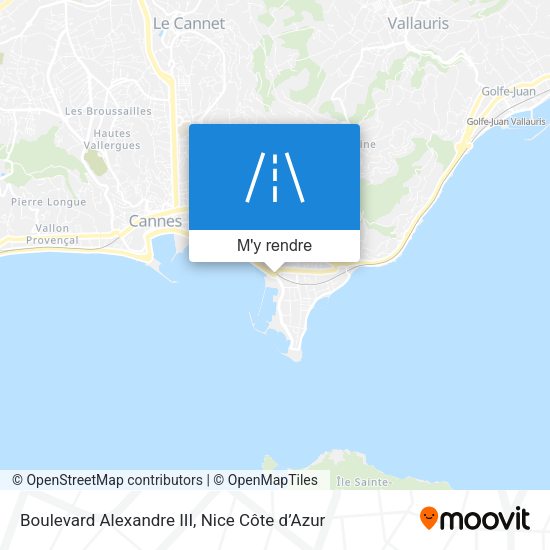 Boulevard Alexandre III plan