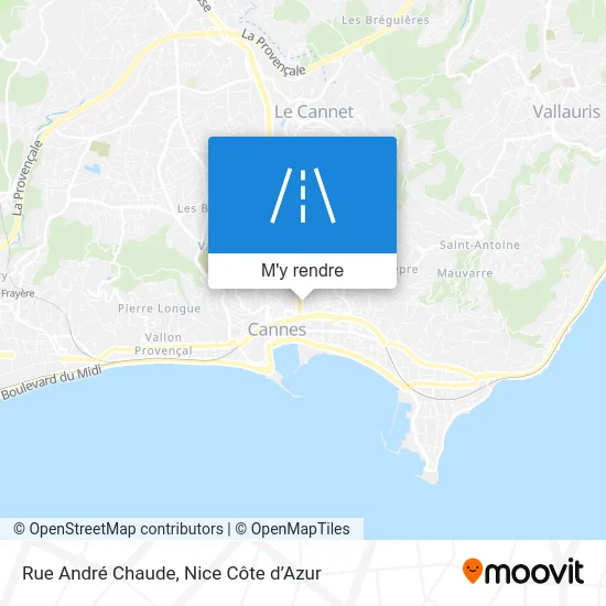 Rue André Chaude plan