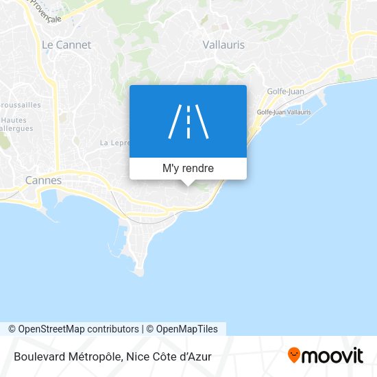 Boulevard Métropôle plan