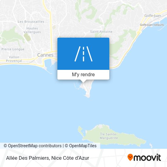 Allée Des Palmiers plan