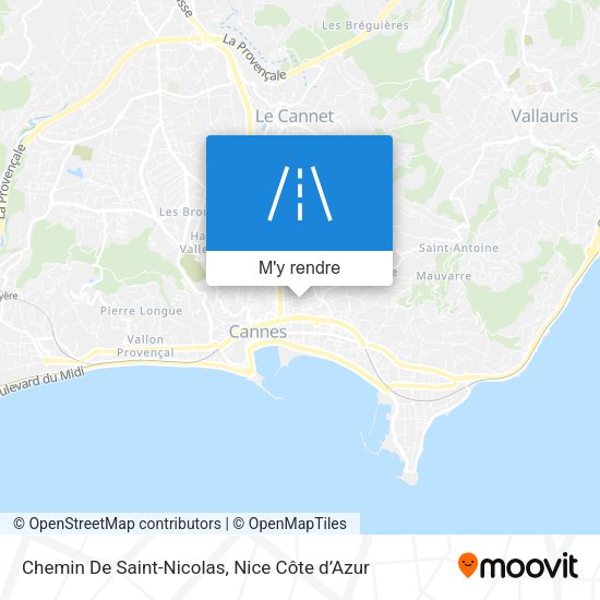 Chemin De Saint-Nicolas plan