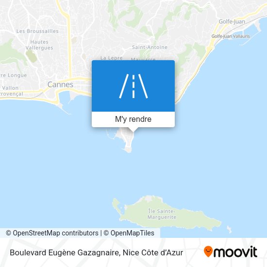 Boulevard Eugène Gazagnaire plan