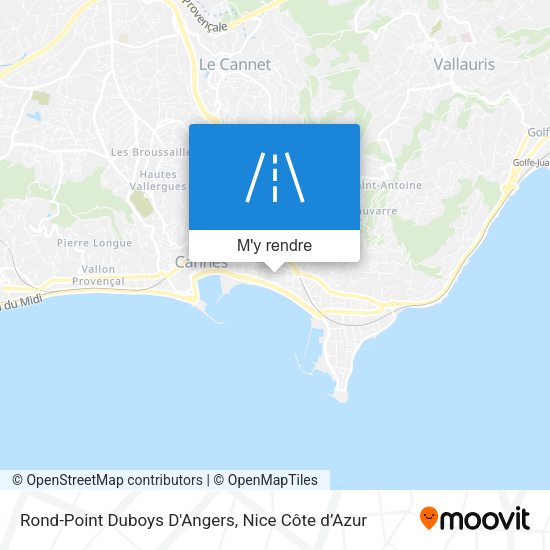 Rond-Point Duboys D'Angers plan