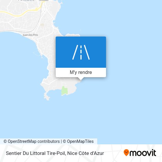 Sentier Du Littoral Tire-Poil plan