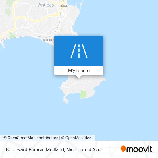 Boulevard Francis Meilland plan