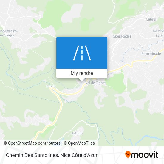 Chemin Des Santolines plan