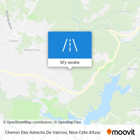 Chemin Des Adrechs De Valcros plan