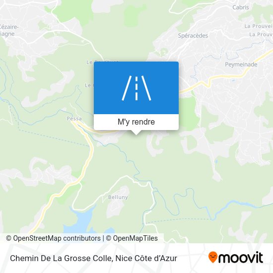Chemin De La Grosse Colle plan