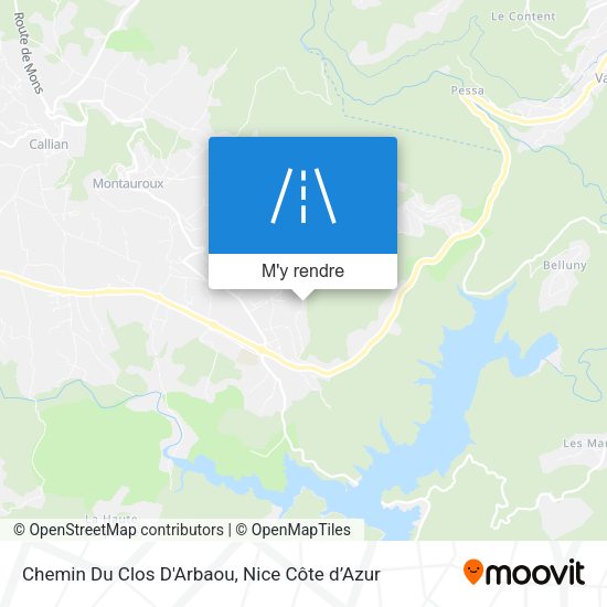 Chemin Du Clos D'Arbaou plan