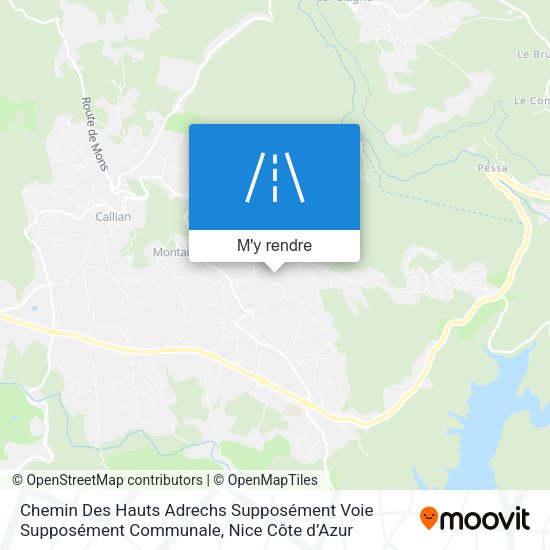 Chemin Des Hauts Adrechs Supposément Voie Supposément Communale plan